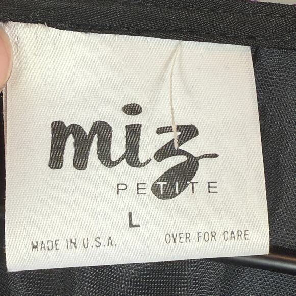 Vtg Miz Jacket Women's Large Multi Floral Velvet One Button Front Maximalist - Picture 6 of 9